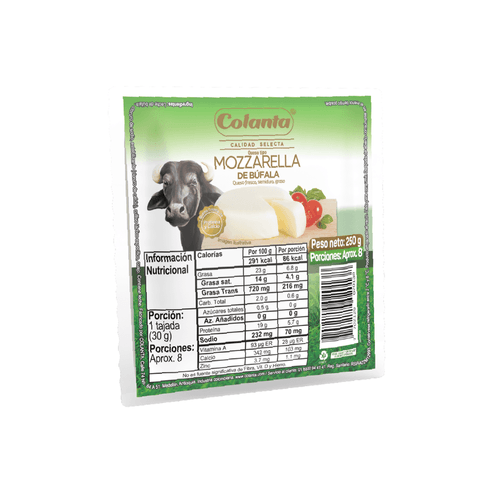 Queso Tipo Mozzarella de Búfala Colanta X 250 g