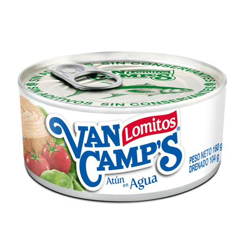 Atún Lomitos en Agua Van Camps X 160 g