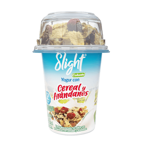 Yogur Slight Con Cereal y Arándanos X 170 g