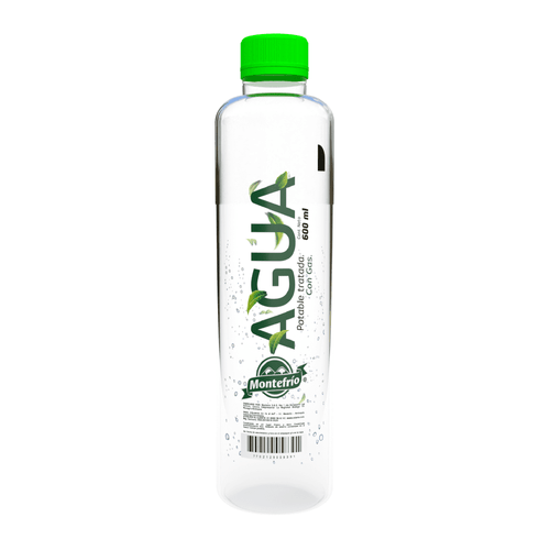 Agua Con Gas Botella X 600 ml