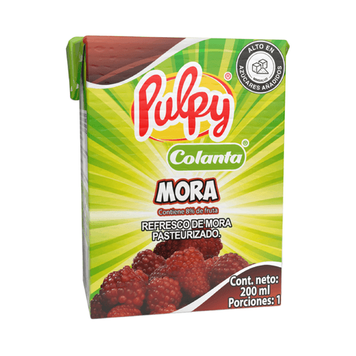Pulpy Mora Colanta Caja X 200 ml
