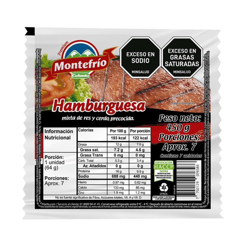 Hamburguesa-Montefrio-X-450-g