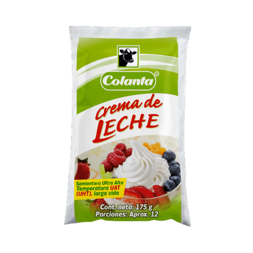 Crema de Leche UHT Semientera Colanta Bolsa x 175 g