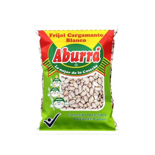 Fríjol Cargamanto Blanco Aburrá X 500 g