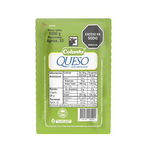Queso Blanco Colanta X 1.000 g