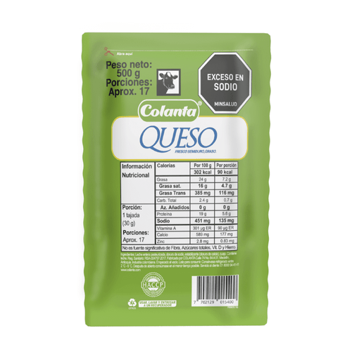 Queso Blanco Colanta X 500 g