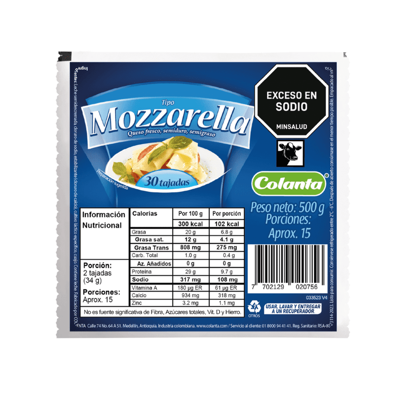 Queso-Tipo-Mozzarella-Colanta-Tajado-X-500-g