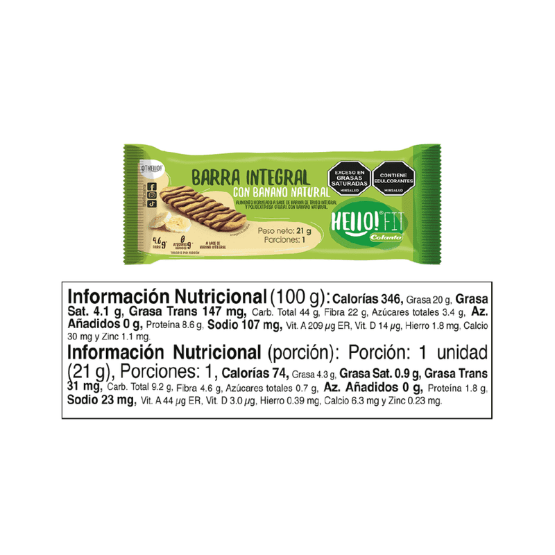Barra-Integral-con-Banano-Natural-HelloFit-Colanta-X-21-g
