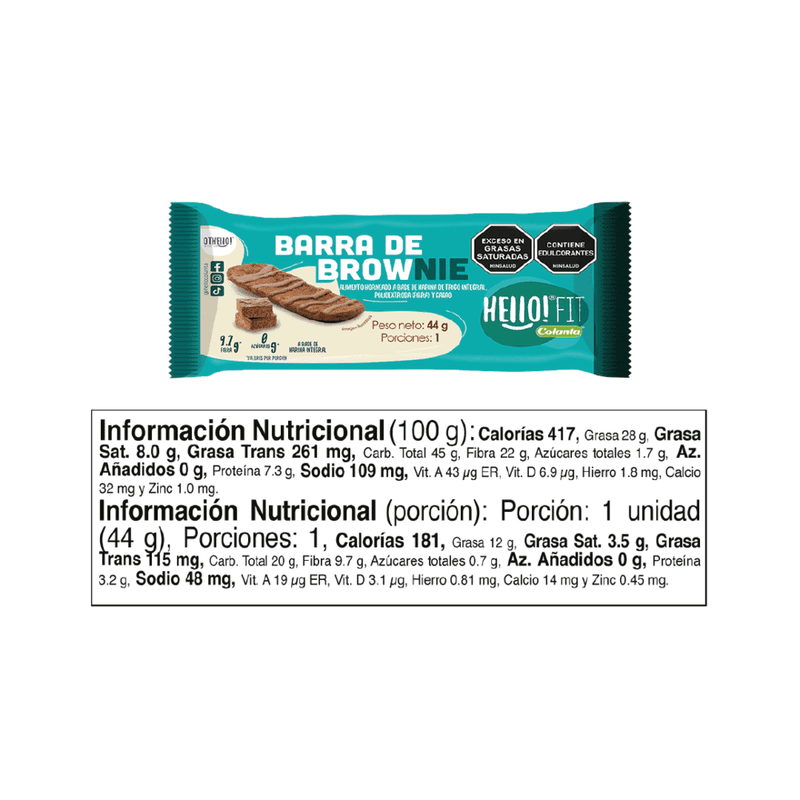 Barra-Brownie-HelloFit-Colanta-X-44-g