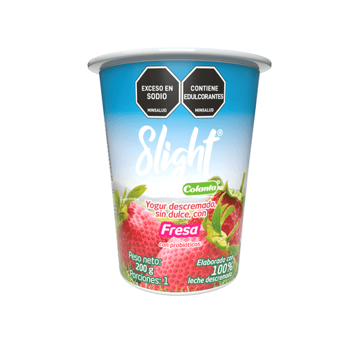 Yogur Slight Fresa Colanta Vaso X 200 g