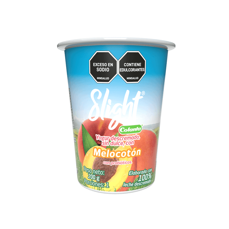Yogur-Slight-Melocoton-Colanta-Vaso-X-200-g