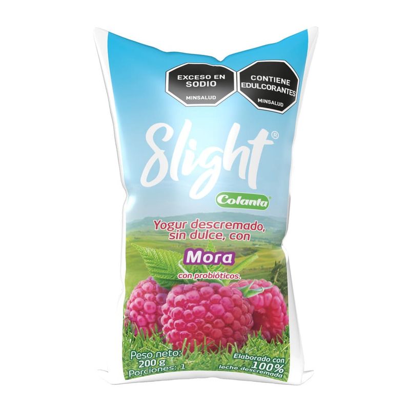 Yogur-Slight-Mora-Bolsa-X-200-g