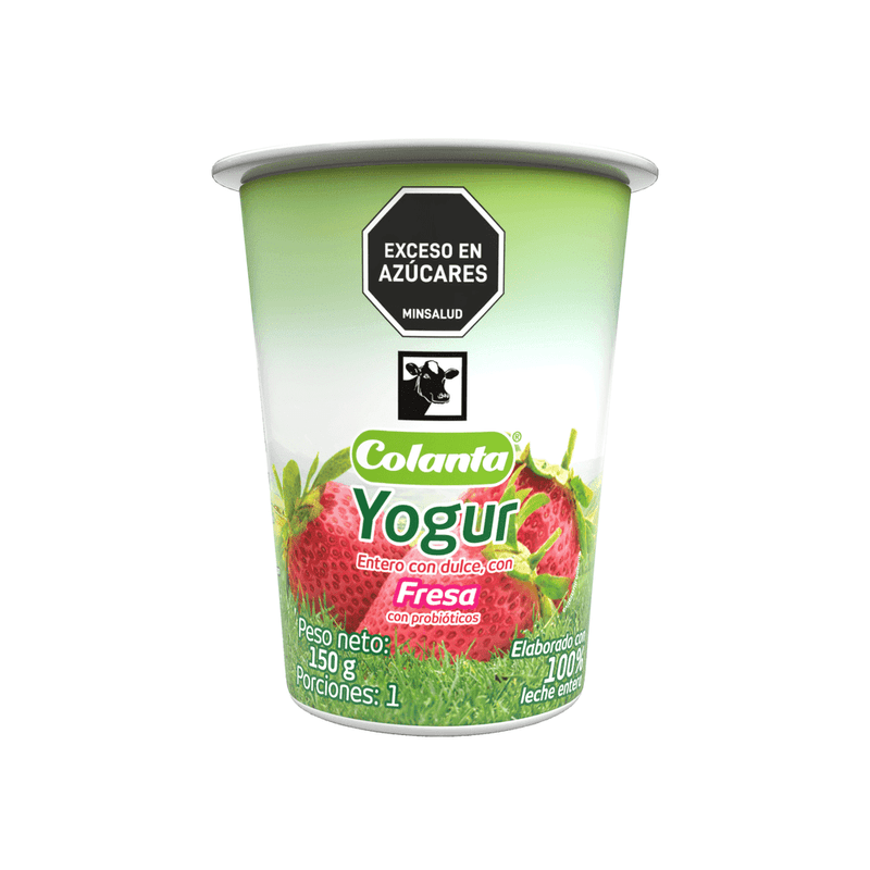 Yogur-Entero-Fresa-Colanta-Vaso-X-150-g