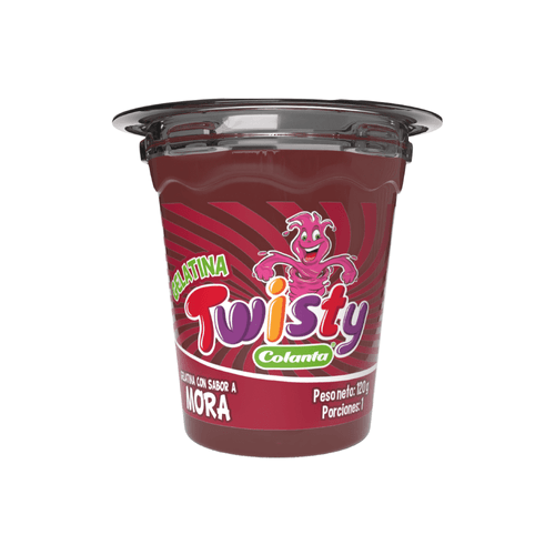 Gelatina Twisty Mora 120 g