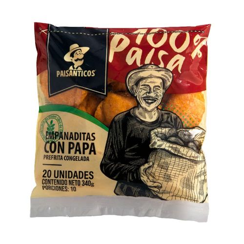Empanada Cóctel Papa Paisanticos X 310 g X 20 U