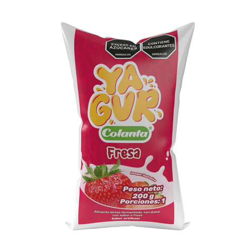 Yagur Fresa Bolsa X 200 g