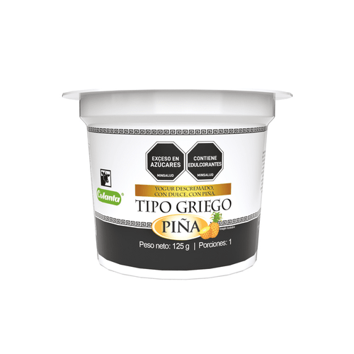 Yogur Griego Piña Colanta X 125 g