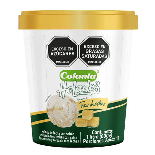 Helado Tres Leches Colanta X 1 Lt
