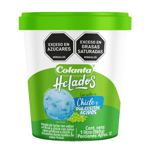 Helado Chicle Colanta X 1 Lt