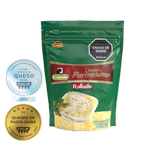Queso Tipo Parmesano Colanta Rallado X 500 g