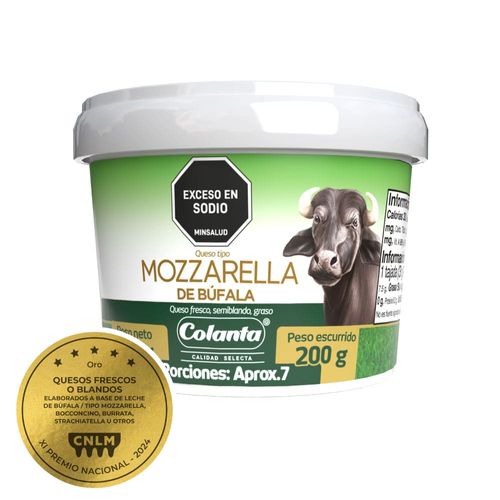 Queso Tipo Mozzarella de Búfala Colanta X 450 g