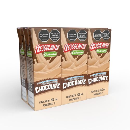 FresColanta UHT Chocolate Caja X 200 ml X 6 U