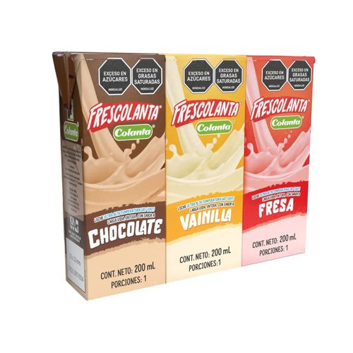 FresColanta UHT Surtido Caja X 200 ml X 3 U