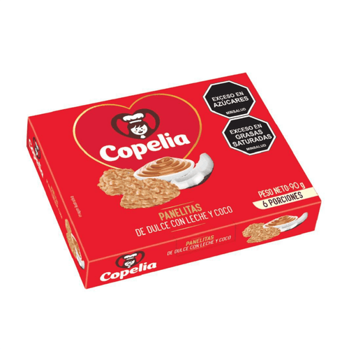 Panelita Arequipe y Coco Copelia X 6 U