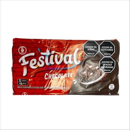 Galletas Festival Chocolate X 12 U X 600 g