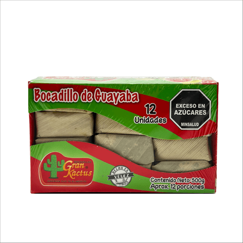 Bocadillo de Guayaba X 12 U X 500 g