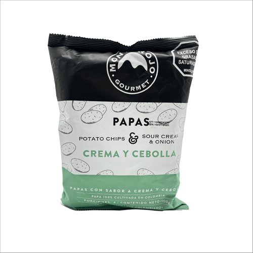Papas Monterojo Crema y Cebolla X 100 g