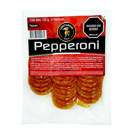 Pepperoni Tajado X 100 g