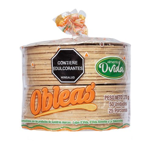 Caja Obleas X 50 U X 375 g