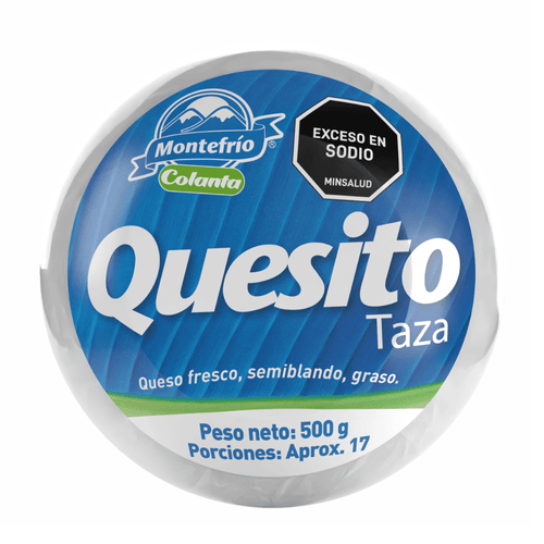 Quesito Tipo Taza Montefrío X 500 g