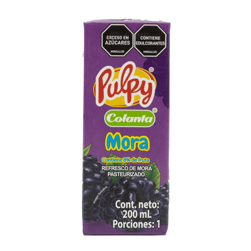 Pulpy Slim x 200 ml en Tetrapack sabor mora