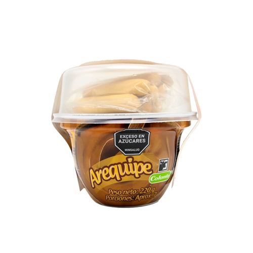 Arequipe X 220 g con Mini Palitroques Susanita