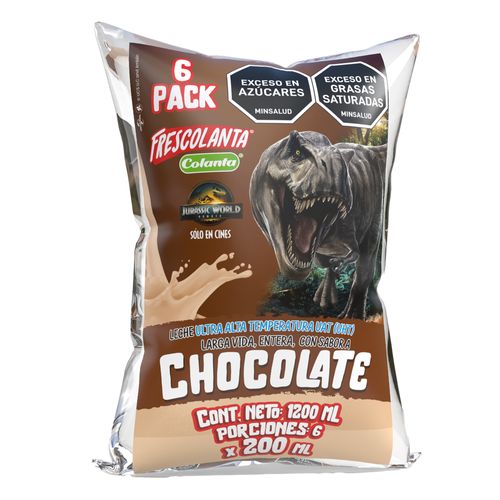FresColanta UHT Chocolate Bolsa X 200 ml X 6 U