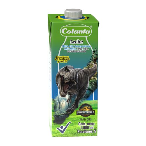 Leche UHT Semidescremada Colanta Caja X 1000 ml
