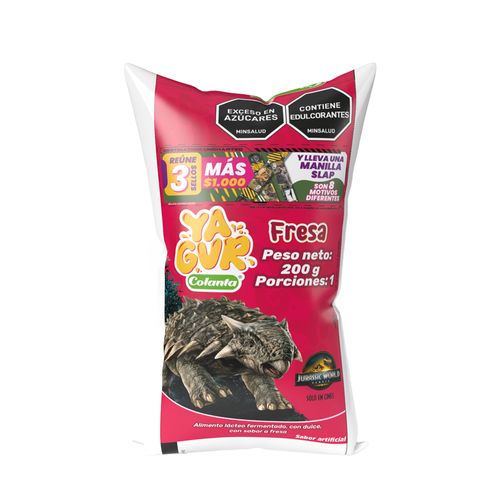 Yagur Fresa Bolsa X 200 g