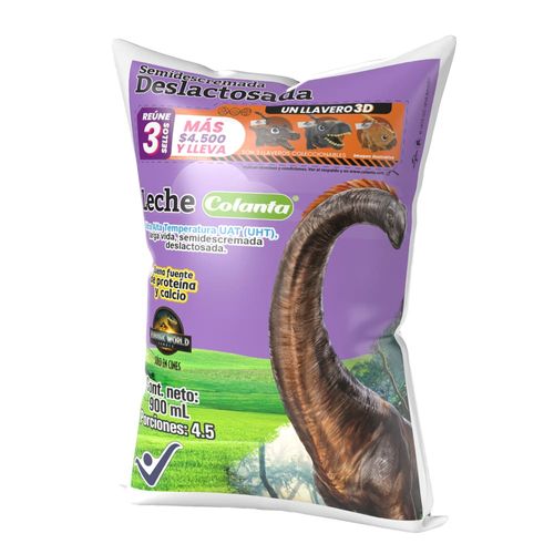 Leche UHT Deslactosada Colanta Bolsa X 900 ml