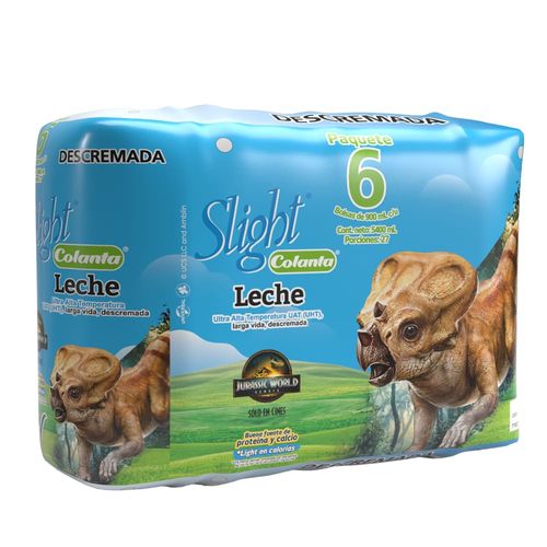 Leche UHT Descremada Colanta Bolsa X 900 ml X 6 U
