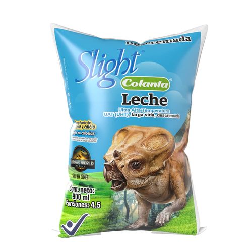 Leche UHT Descremada Colanta Bolsa X 900 ml