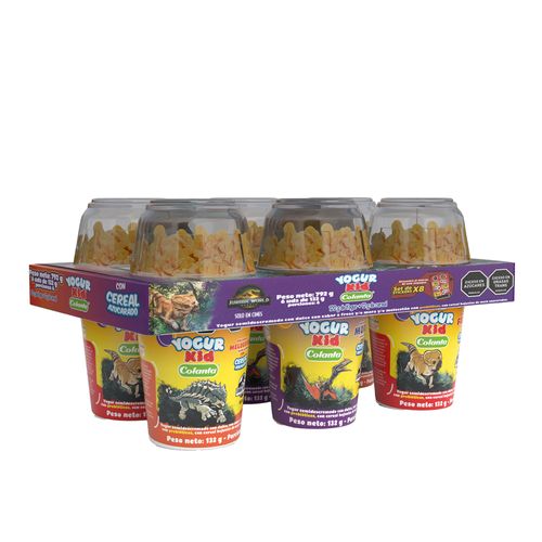 Yogur Kid con Cereal Azucarado Surtido Colanta X 132 g X 6 U