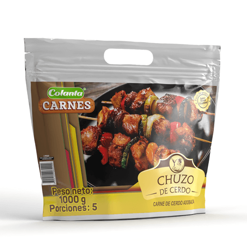 Chuzo de Cerdo 1 Kg X 5 Porciones