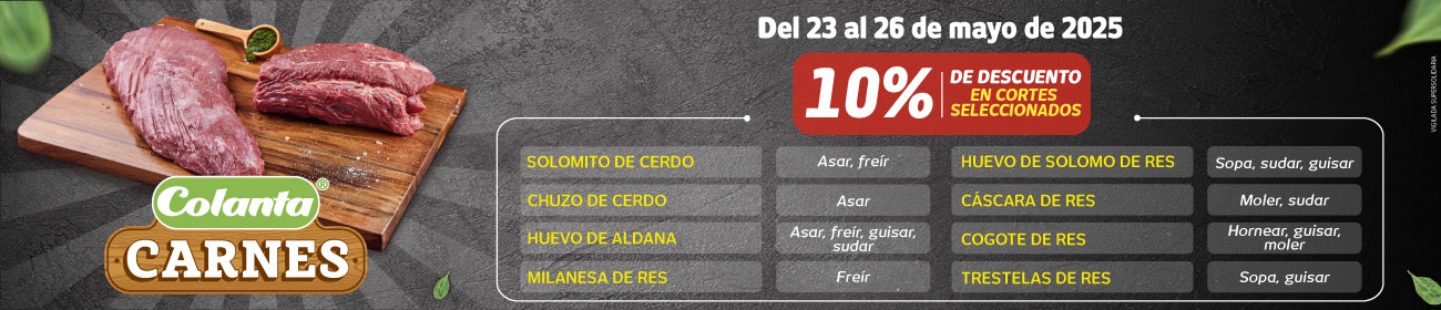 Descuentos en carnesen pidecolanta.com