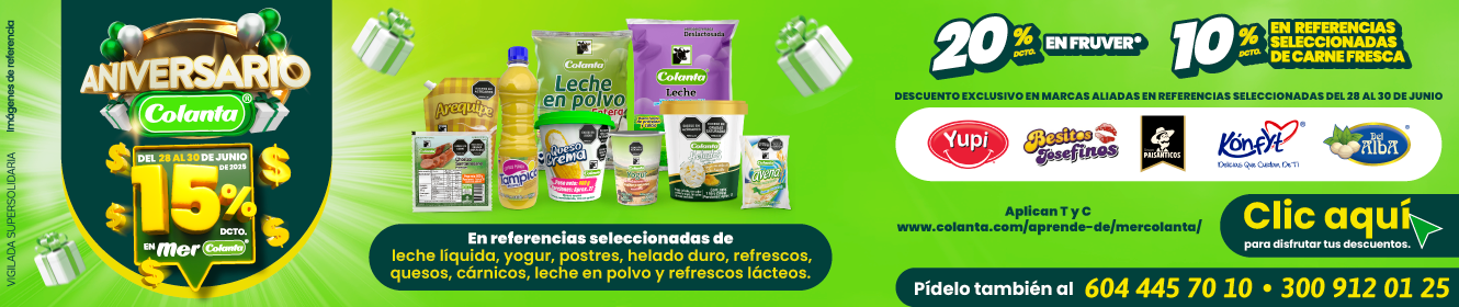 Descuentos desde el 28 al 30 de junio